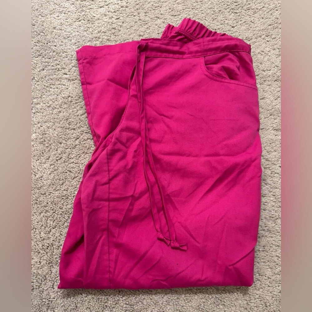 greys anatomy hot pink pants size medium petite